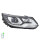 Headlight Set left right 12 V D3S/H7 PSY24W Bi-Xenon HELLA for VW TIGUAN