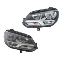 Headlight Set 12 V W21W H7/H7 W5W PSY24W Halogen FF HELLA...