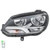 Headlight Set 12 V W21W H7/H7 W5W PSY24W Halogen FF HELLA for VW EOS