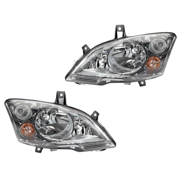 Headlight Set 12 V PY21W W21/5W H7/H7/H7 halogen HELLA for e.g. MB VITO