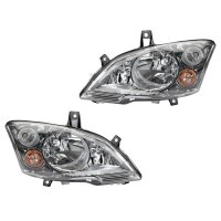 Headlight Set 12 V PY21W W21/5W H7/H7/H7 halogen HELLA...