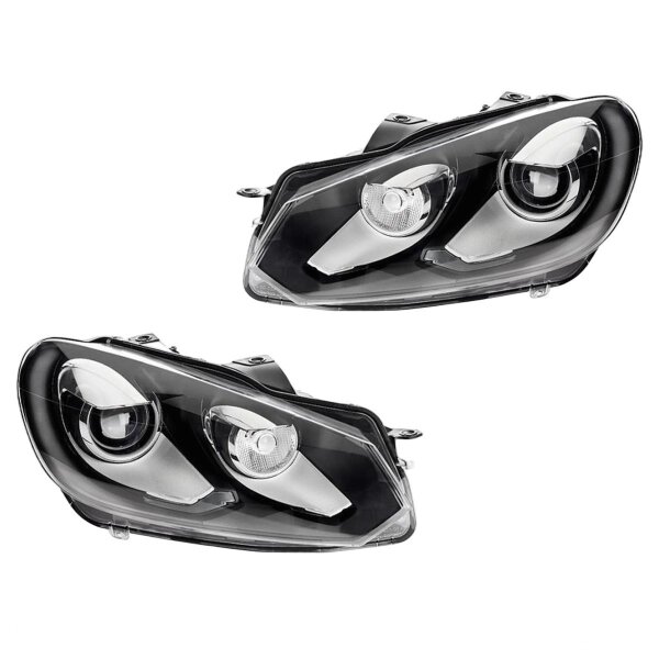 Headlight Set 12 V PY21W W5W D1S Bi-Xenon DE HELLA for e.g. VW GOLF