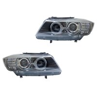 Headlight Set left right 12 V H8 D1S LED bi-xenon HELLA...
