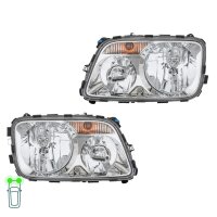 Headlight Set left right 24 V PY21W H7/H1 W5W FF Halogen...