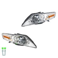 Headlight Set 12 V W5W H7/H1/H1 PY21W DE Halogen HELLA...