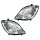 Headlight Set 12 V H7/H7/H7 PY21W W5W FF Halogen HELLA for e.g. MB