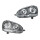 Headlight Set left right 12 V H7/H7 W5W PY21W Halogen HELLA for VW GOLF