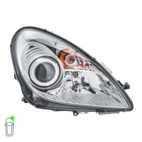 Headlight Set left right 12 V W5W D2S/H7 PY21W Bi-Xenon HELLA for MB SLK