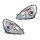 Headlight Set left right 12 V W5W D2S/H7 PY21W Bi-Xenon HELLA for MB SLK