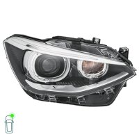 Headlight Set left right 12 V PY21W LED D1S Bi-Xenon HELLA for BMW 1 Series
