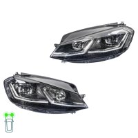 Headlight Set left right LED HELLA suitable for e.g. VW GOLF