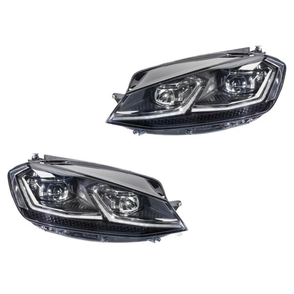 Hauptscheinwerfer-Set links rechts LED HELLA passend für u.a. VW GOLF