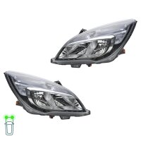 Headlight Set 12 V PY21W H7/H1 WY21W W21/5W Halogen HELLA...