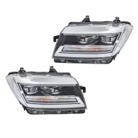 Headlight Set left right LED H21W HELLA suitable for e.g....