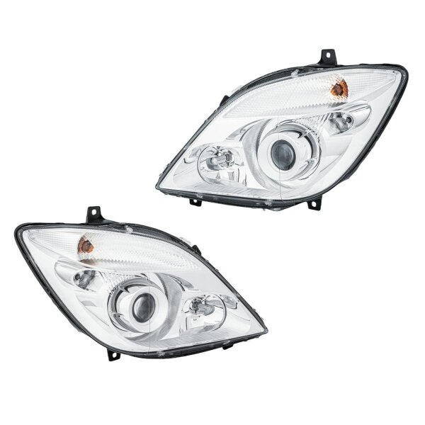 Scheinwerfer-Set li/re W5W HELLA für Mercedes-Benz Sprinter 3,5-T Box (906)