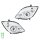 Headlight Set 12 V W5W PY21W D1S/H7 Bi-Xenon HELLA for e.g. MB SPRINTER