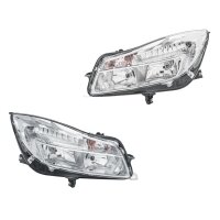 Headlight Set 12 V PY21W H7/H1 FF Halogen HELLA for e.g....
