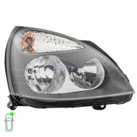 Headlight Set 12 V H7/H1 W5W PY21W Halogen HELLA for e.g. RENAULT CLIO