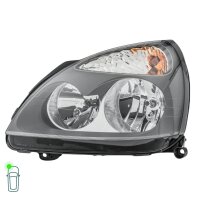 Headlight Set 12 V H7/H1 W5W PY21W Halogen HELLA for e.g. RENAULT CLIO