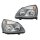 Headlight Set 12 V H7/H1 W5W PY21W Halogen HELLA for e.g. RENAULT CLIO