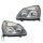 Headlight Set 12 V H7/H1 W5W PY21W Halogen HELLA for e.g. RENAULT CLIO
