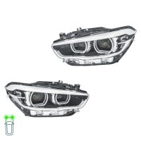 Headlight Set left right LED HELLA suitable for e.g. BMW...