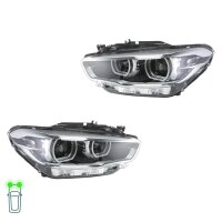 Headlight Set left right LED HELLA suitable for e.g. BMW...