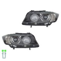 Headlight Set left right 12 V D1S/H3 LED H8 bi-xenon...