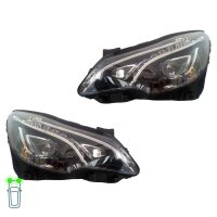 Headlight Set left right LED HELLA for MERCEDES-BENZ...