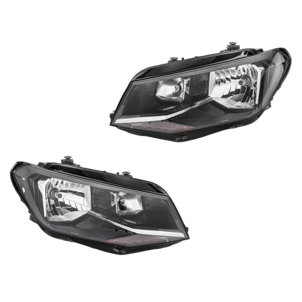 Hauptscheinwerfer-Set 12 V W21/5W H4 H21W Halogen FF HELLA für u.a. VW CADDY