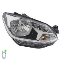 Headlight Set left right 12 V H4 PY21W FF Halogen HELLA for e.g. VW UP!