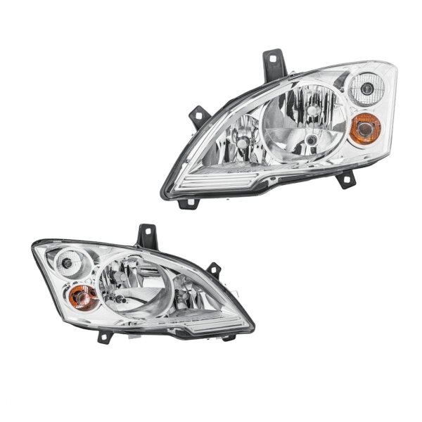 Headlight Set 12 V H7/H7/H7 W21/5W PY21W Halogen HELLA for MB VITO and others