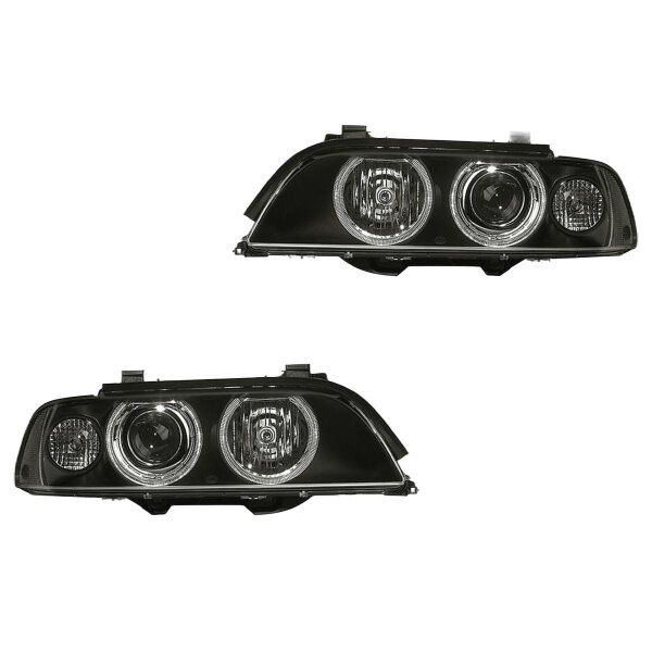 Headlight Set 12 V PY21W H7/H7 DE FF Halogen HELLA for BMW 5 Series and others
