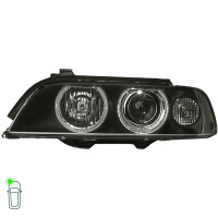 Headlight Set 12 V PY21W H7/H7 DE FF Halogen HELLA for BMW 5 Series and others