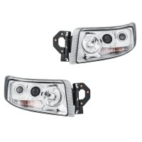 Headlight Set 24 V PY21W W5W H7/H1/H3 Halogen HELLA for...