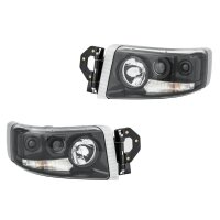 Headlight Set 24 V PY21W H7/H1 W5W Halogen DE HELLA for...