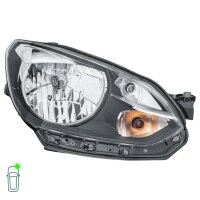 Headlight Set 12 V H4 W21/5W PY21W FF Halogen HELLA for e.g. VW UP!