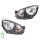 Headlight Set 12 V H4 W21/5W PY21W FF Halogen HELLA for e.g. VW UP!