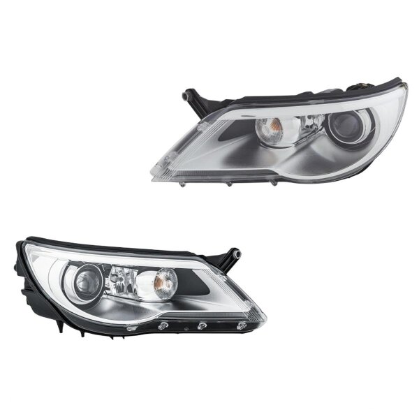 Hauptscheinwerfer-Set li re 12 V H7 W5W D1S PY21W Bi-Xenon HELLA für VW TIGUAN