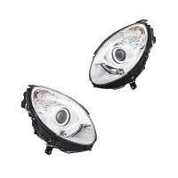 Headlight Set left right 12 V PY21W D2S/H7 Bi-Xenon HELLA...