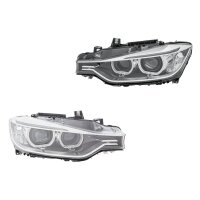 Headlight Set left right 12 V LED PY21W D1S Bi-Xenon...