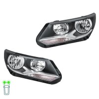 Hauptscheinwerfer-Set li re 12 V W5W H7 PY21W H15 Halogen...