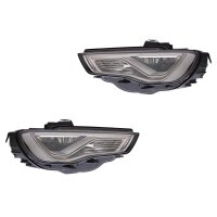 Headlight Set left right LED HELLA suitable for e.g. AUDI A3