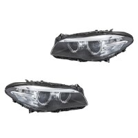 Headlight Set left right 12 V D1S LED PY24W Bi-Xenon...