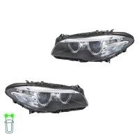 Headlight Set left right 12 V D1S LED PY24W Bi-Xenon...