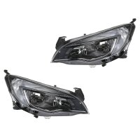 Headlight Set 12 V W21/5W H7/H7 FF Halogen HELLA for e.g....