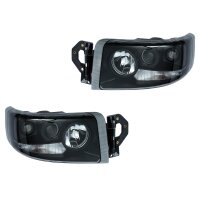 Headlight Set 24 V H7/H1 PY21W W5W DE Halogen HELLA for...