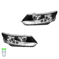 Headlight Set left right 12 V PY21W H15 H7 W5W Halogen FF...