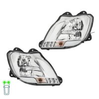 Headlight Set left right 24 V H7/H1 P21W FF Halogen HELLA...
