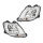 Headlight Set left right 24 V H7/H1 P21W FF Halogen HELLA for e.g. DAF CF
